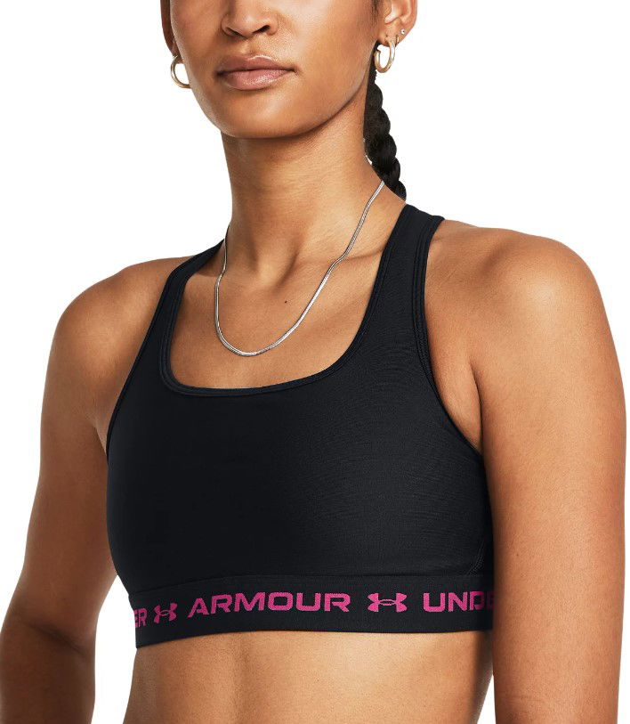 Podprsenka Under Armour Crossback Mid Bra-BLK Čierna | 1361034-004, 0