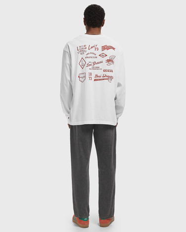 Tričko Levi's Long-Sleeve Two Horse Athletic Club Graphic T-Shirt Biela | A6145-0086, 1