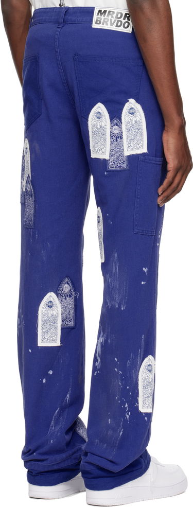 Džínsy Who Decides War Who Decides War Painter Carpenter Jeans Modrá | 1121080010SS25, 2