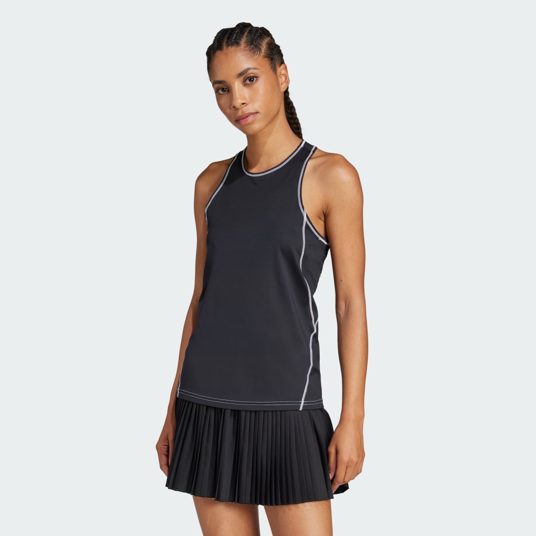 Tielko adidas Performance Club Tennis Climacool Tank Top Čierna | JH3374, 0