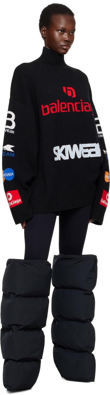 Sveter Balenciaga Balenciaga Ski Turtleneck Sweater Čierna | 799917-T1696-2771, 3