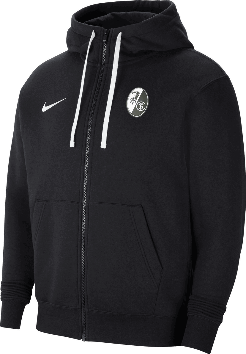 Mikina Nike SC Freiburg Full-Zip Hoodie Čierna | 6scfcw6887-010