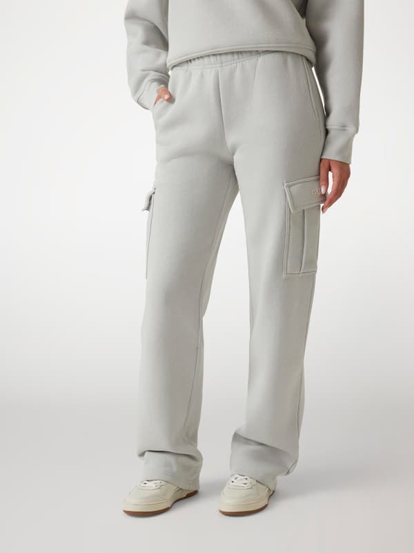 Cargo nohavice GUESS Mid Rise Cargo Pants Šedá | V4BB04KCHX0, 0