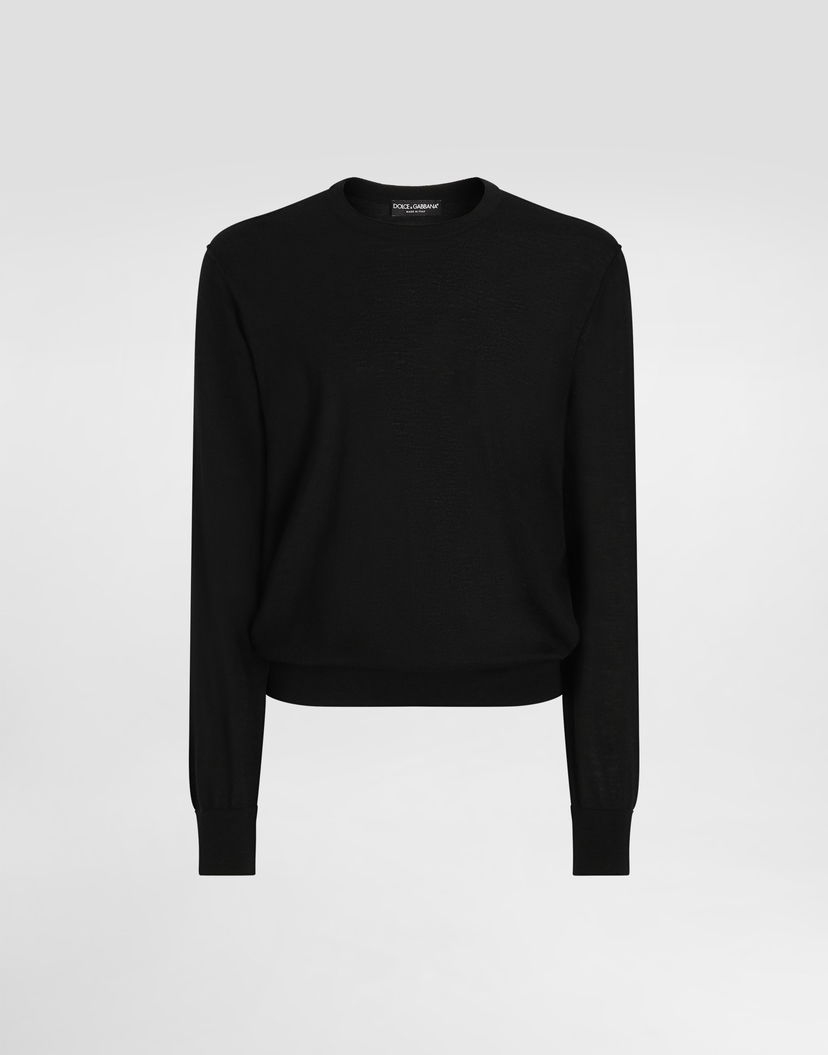 Sveter Dolce & Gabbana Dolce & Gabbana Cashmere Pullover Čierna | GXX02TJBW05N0000