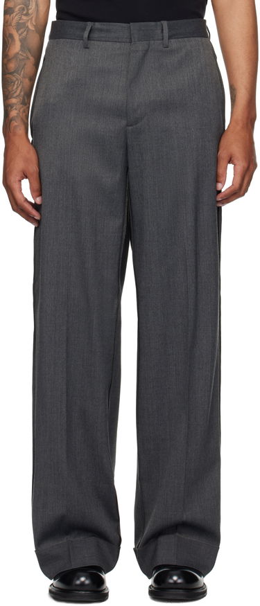 Nohavice Maison Margiela MM6 Maison Margiela Rolled Cuff Trousers Šedá | SH0KA0047 S47848, 0
