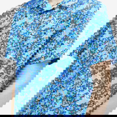 Košeľa Paul Smith Paul Smith Floral Print Vacation Shirt Modrá | M2R-114R-N22103-41, 5