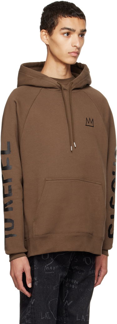 Mikina Études Études Jean-Michel Basquiat Racing Self-Portrait Hoodie Hnedá | H22MC270OC11BR, 1