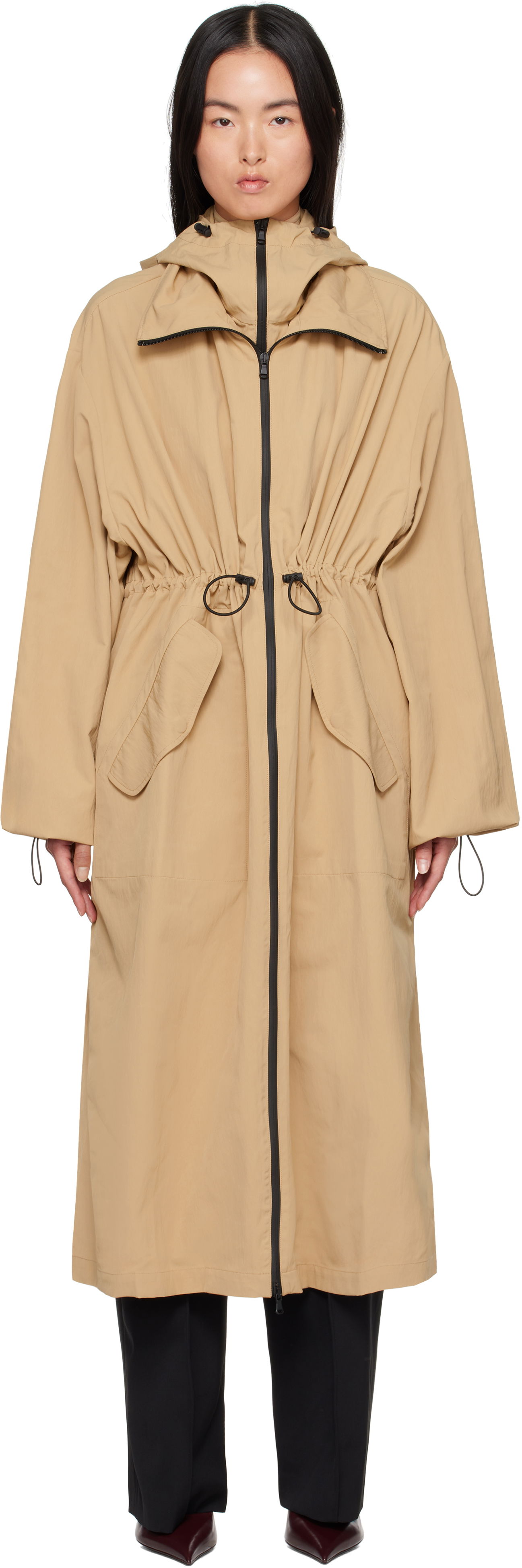 Parka WARDROBE.NYC Rosie Huntington-Whiteley Edition RHW Anorak Béžová | W4087R18NY, 0