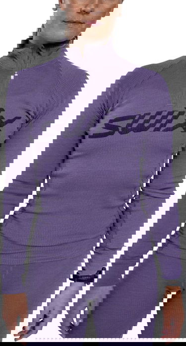 Sveter SWIX Swix RaceX Merino Half Zip Top Fialová | 10121-23-80120, 0