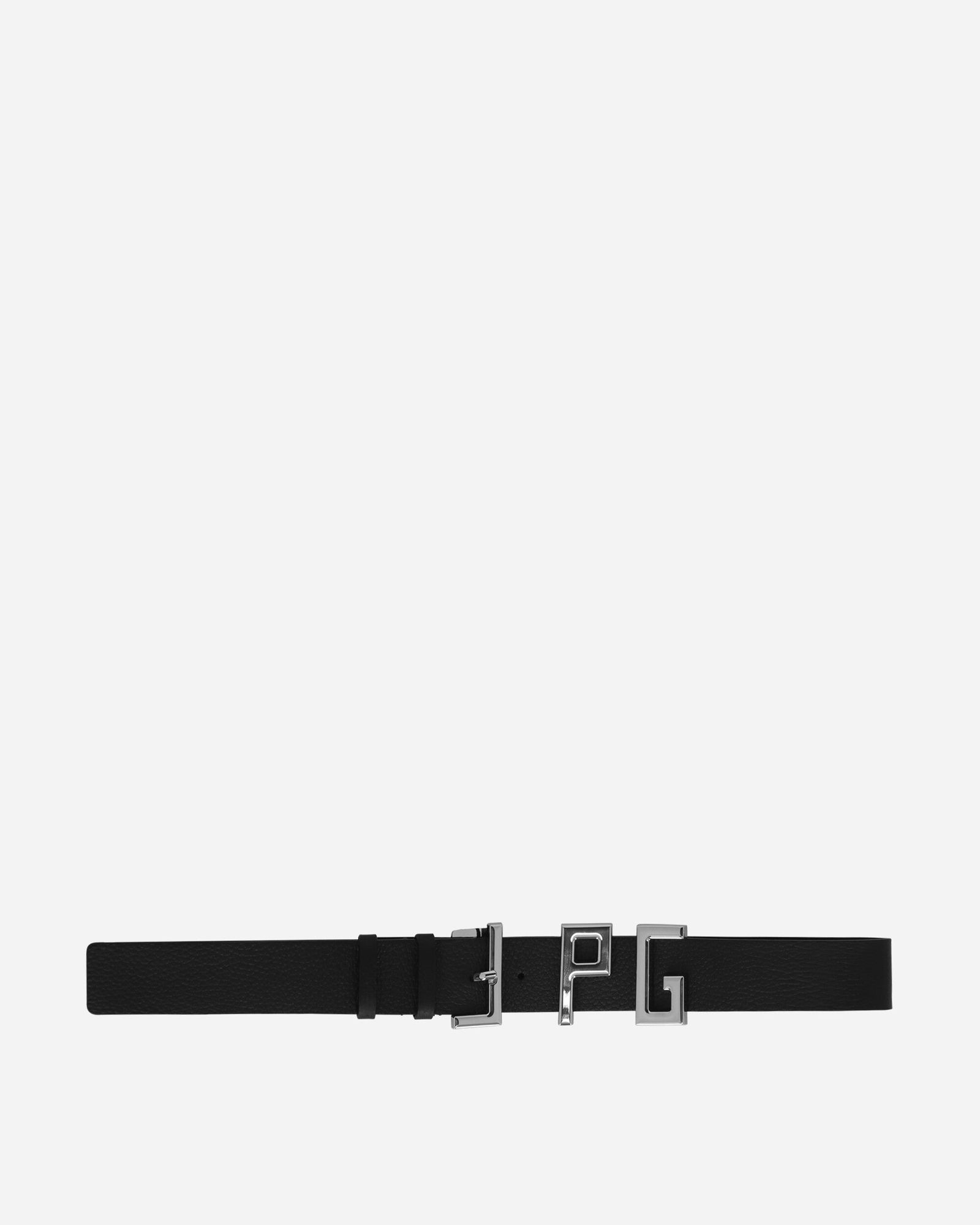 Leather Belt With Metal Logo