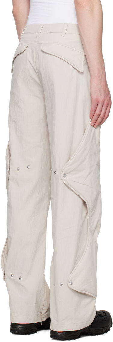 Nohavice HELIOT EMIL Heliot Emil Concordance Puffed Cargo Pants Béžová | SS25_M_10_108_ST18_CO, 2