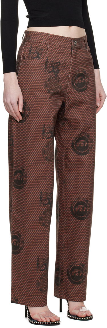 Džínsy Miaou Miaou Fargo Trousers Hnedá | 1007SCATL, 1