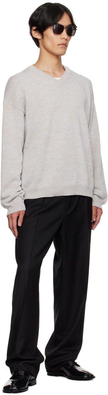 Nohavice Maison Margiela Maison Margiela Virgin Wool Trousers Čierna | S50KA0687 M35504, 3
