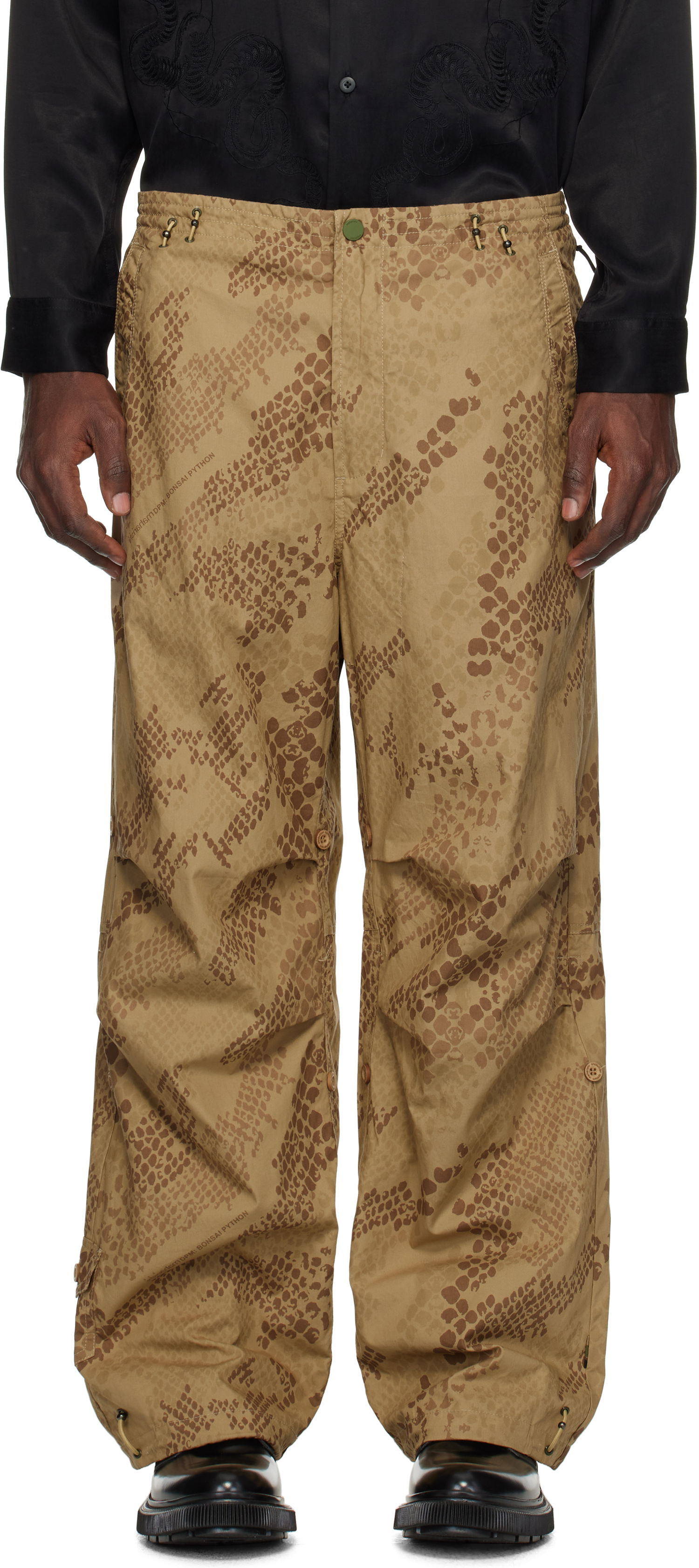 Cargo nohavice Maharishi Maharishi Loose Camo Snopants Trousers Béžová | 6111, 0