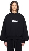Black Blurr Book Over Sweatshirt