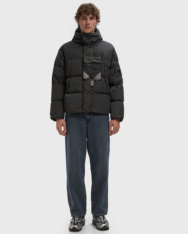 Prešívaná bunda C.P. Company Medium Hooded Puffer Jacket Čierna | 19CMOW013A006369M-978, 1