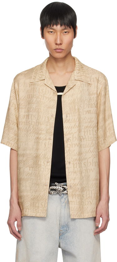 Košeľa MISBHV MISBHV All Over Print Viscose Shirt Béžová | 250M132, 0