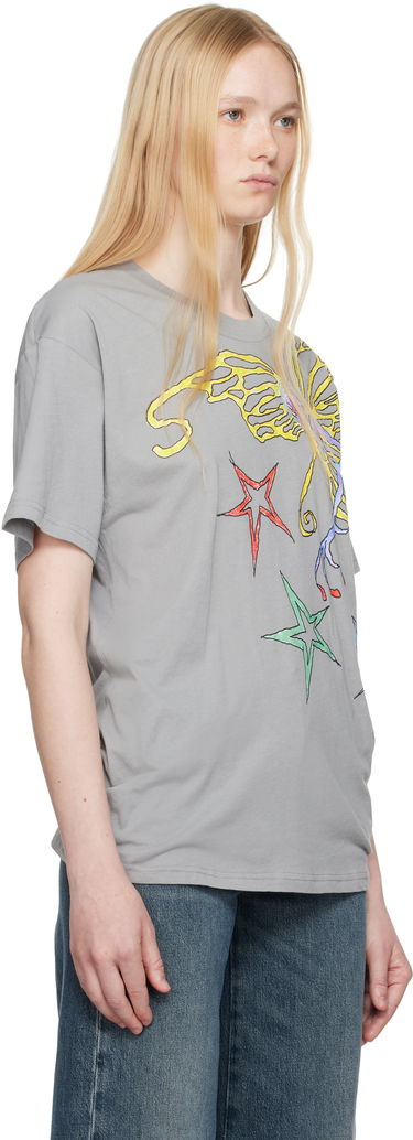 Tričko Diesel Diesel T-Buxt-Q1 Graphic T-Shirt Šedá | A17719 0AKBY, 1