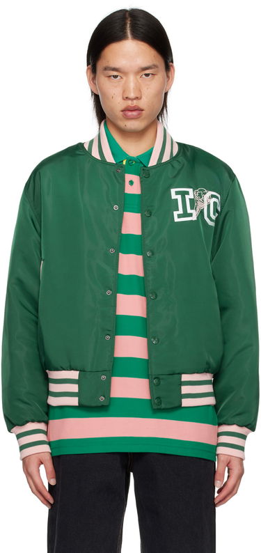 Bomber bunda BBC IceCream ICECREAM 'IC' Classic Bomber Jacket Zelené | IC24201, 0