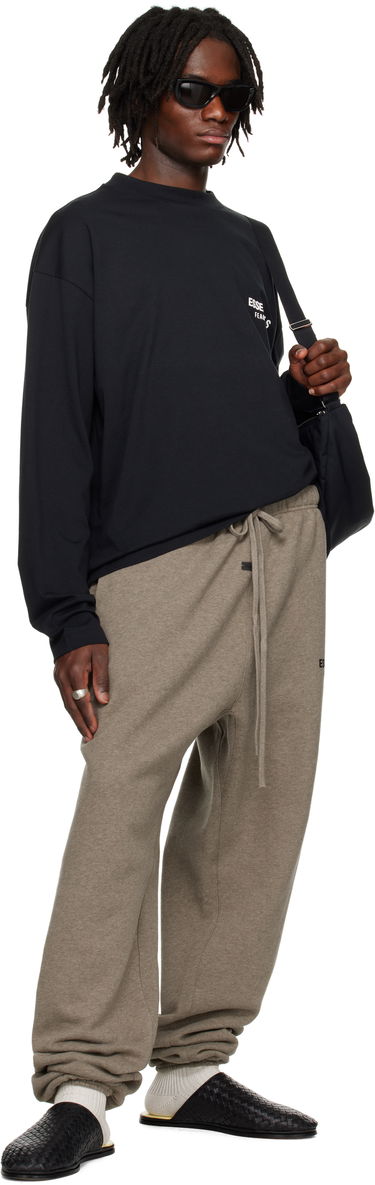 Tričko Fear of God Fear of God ESSENTIALS Classic Long Sleeve T-Shirt Čierna | 125AS254200F, 4