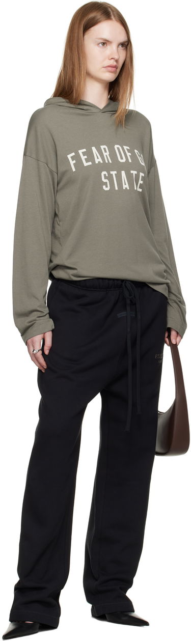 Mikina Fear of God ESSENTIALS State Long Sleeve Hoodie Zelené | 125SP257177FW, 3