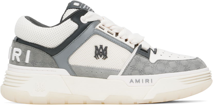 Tenisky a topánky AMIRI AMIRI MA Quad Debossed Nubuck MA-1 Biela | AMFOSR1121