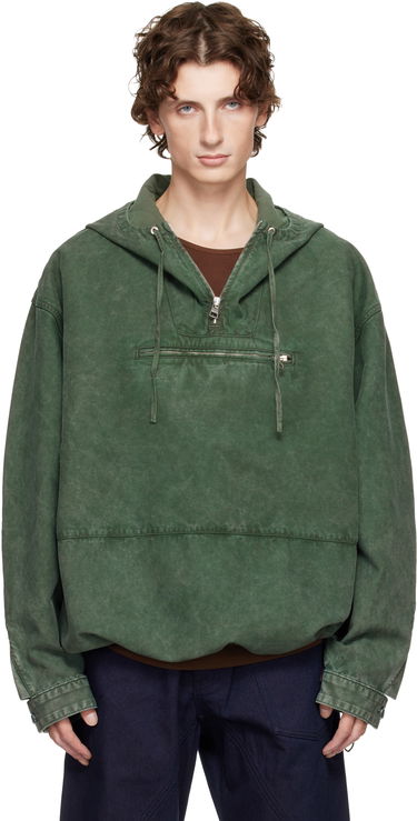 Bunda JW Anderson JW Anderson Garment-Dyed Anorak Jacket Zelené | JK0397-PG1600, 0