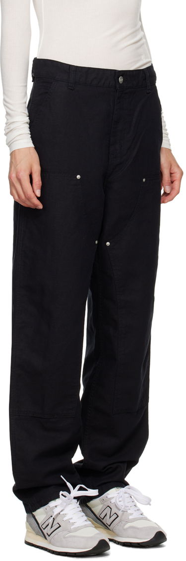 Cargo nohavice Carhartt WIP Double Knee Cotton Canvas Relaxed Fit Pants Čierna | I033573 8902, 1