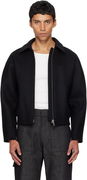 Courrèges Embroidered Wool Bomber Jacket
