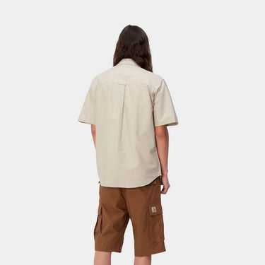 Košeľa Carhartt WIP S/S Braxton Shirt Béžová | I031454_25M_XX, 2