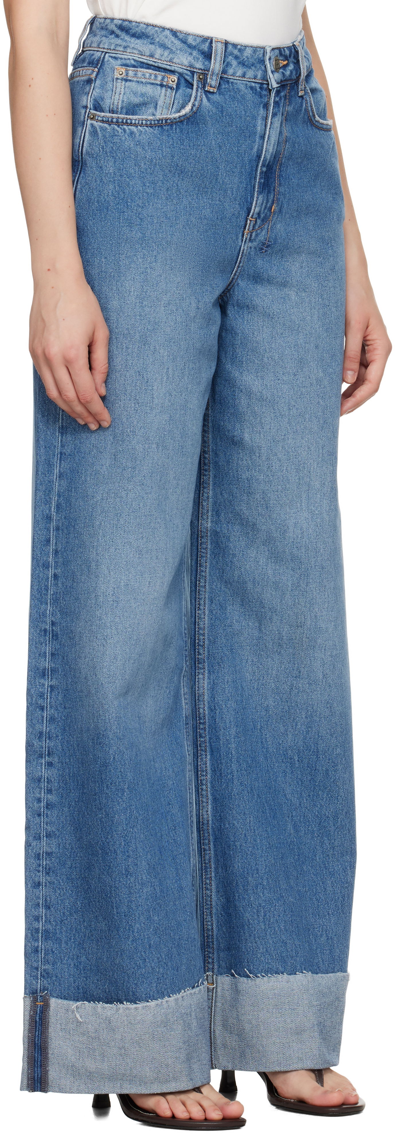 Džínsy Ksubi Strider Tidal Cuffed Jeans Modrá | WPF25DJ005, 1