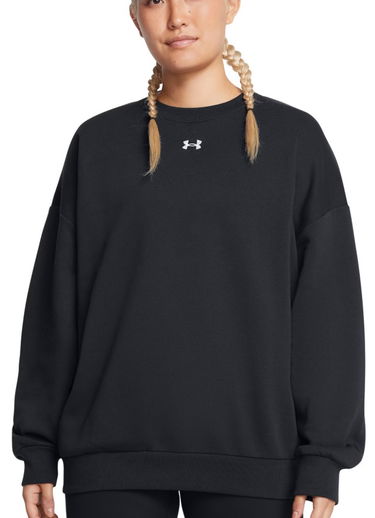 Sveter Under Armour Under Armour Rival Fleece OS Crew Sweatshirt Čierna | 1386463-001, 0