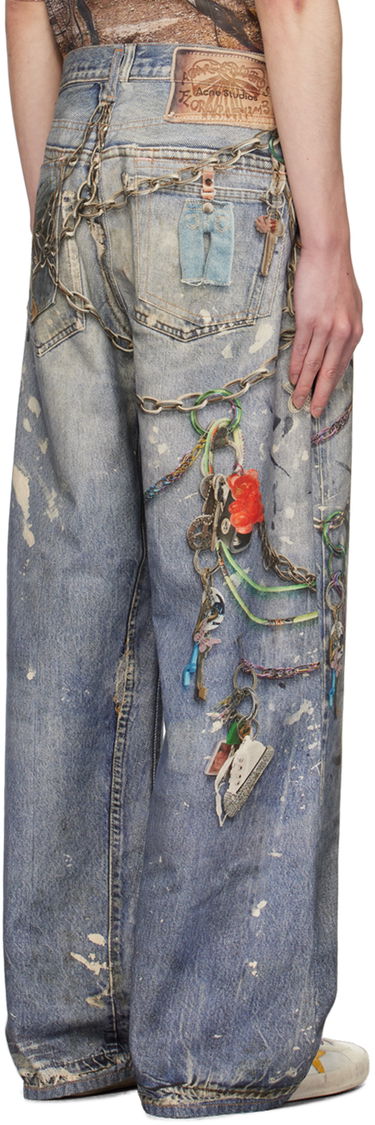Džínsy Acne Studios Acne Studios Loose Fit 1981M Jeans Modrá | B00374-, 2