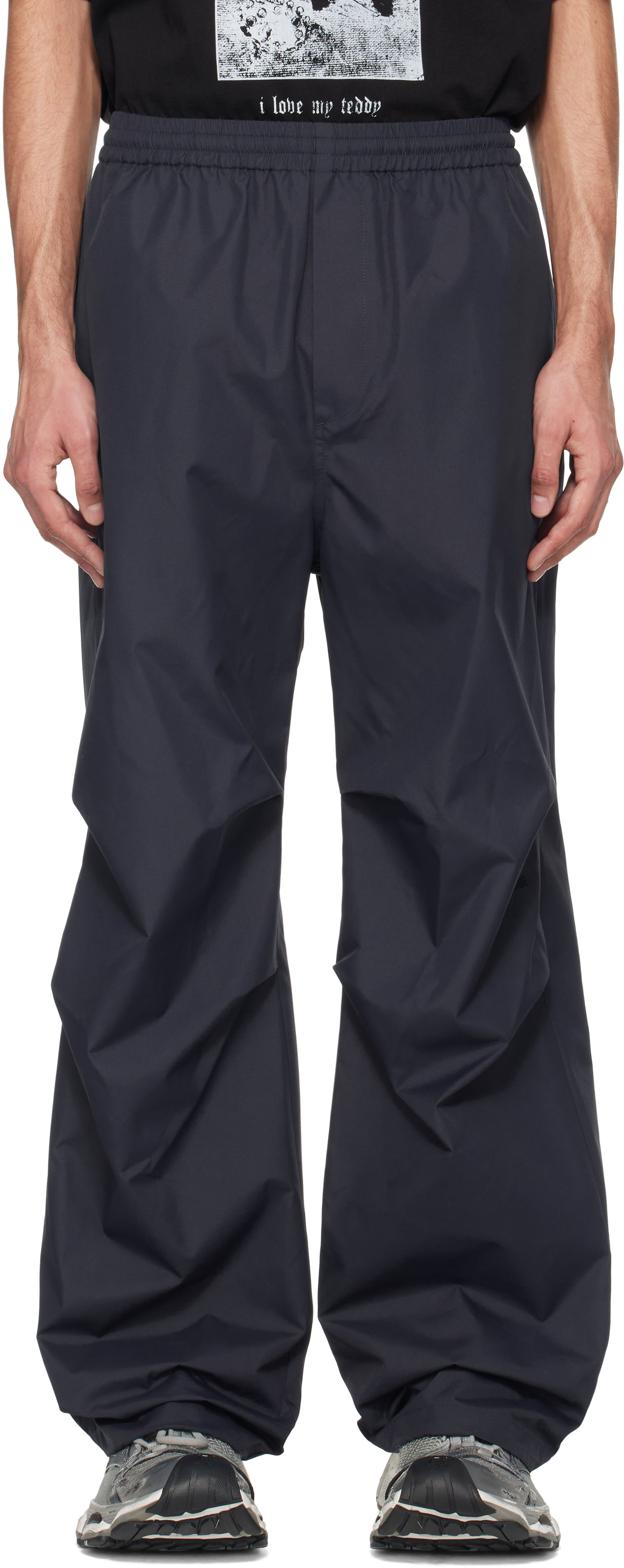 Tepláky We11done We11done Banding Track Pants Navy | WD-PT1-25-243-U-NV, 0
