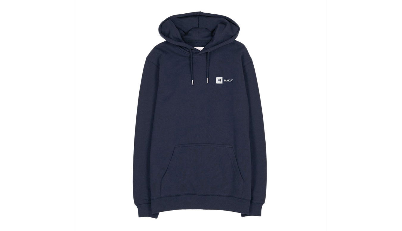 Mikina Makia Dylan Hooded Sweatshirt Navy | M40090_661, 0