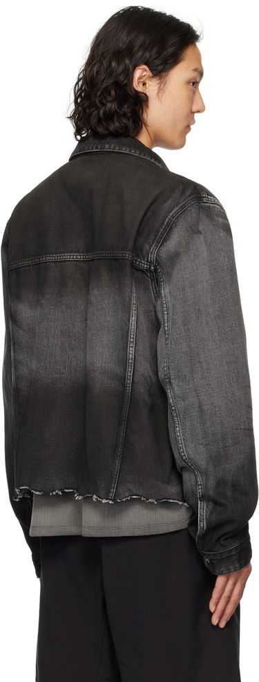 Bunda We11done We11done Sporty Selldone Denim Jacket Čierna | WD-DJ1-25-308-U-BK, 2