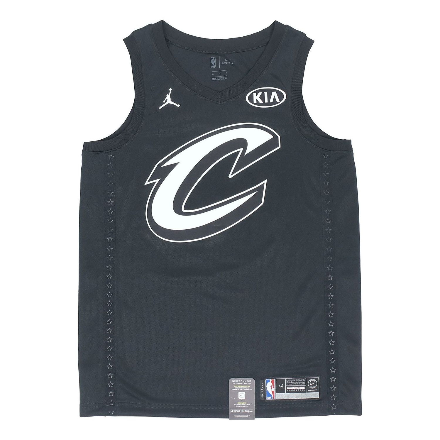 Tielko Jordan Cleveland Cavaliers Lebron James All-Star Edition Swingman Jersey Čierna | 928873-010, 0