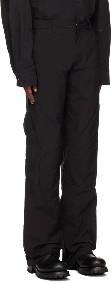 Cargo nohavice HELIOT EMIL Concordance Puffed Cargo Pants Čierna | HE_M_10_108_BLK01, 1