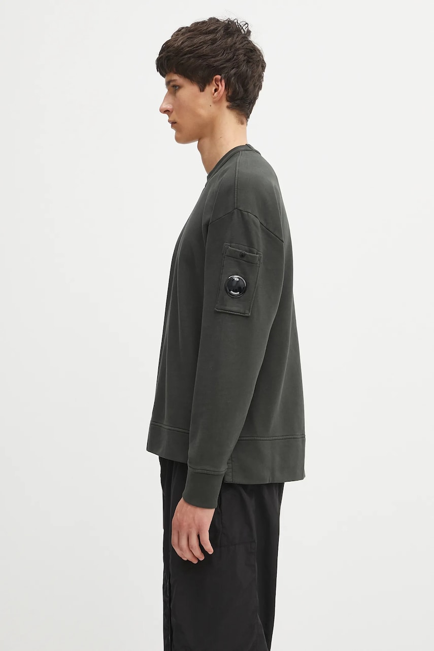 Mikina C.P. Company C.P. Company Crewneck Sweatshirt Zelené | 19CMSS058A006372G, 1