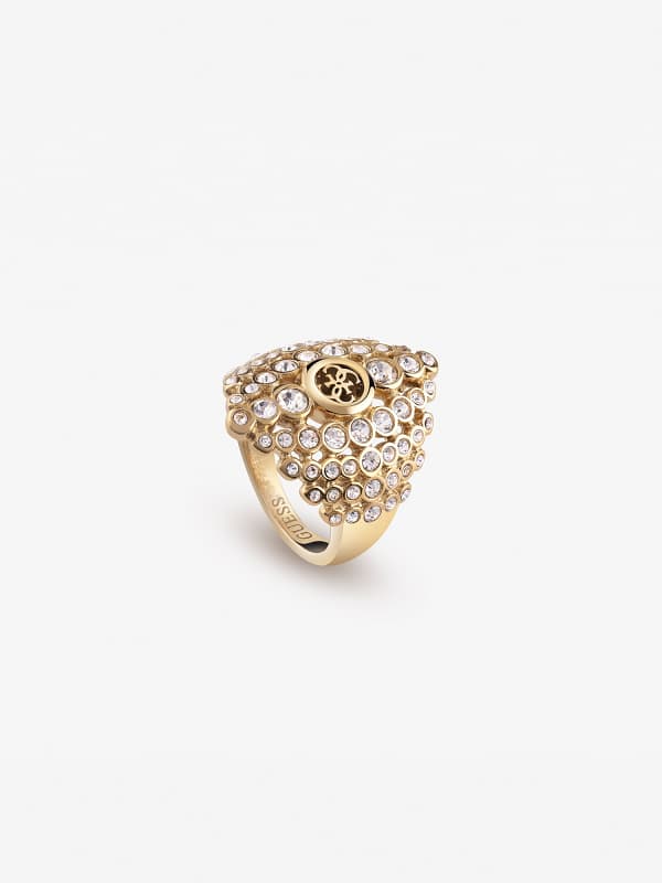 Šperky GUESS “Perfect Illusion” Ring Biela | JUBR03369JW, 0