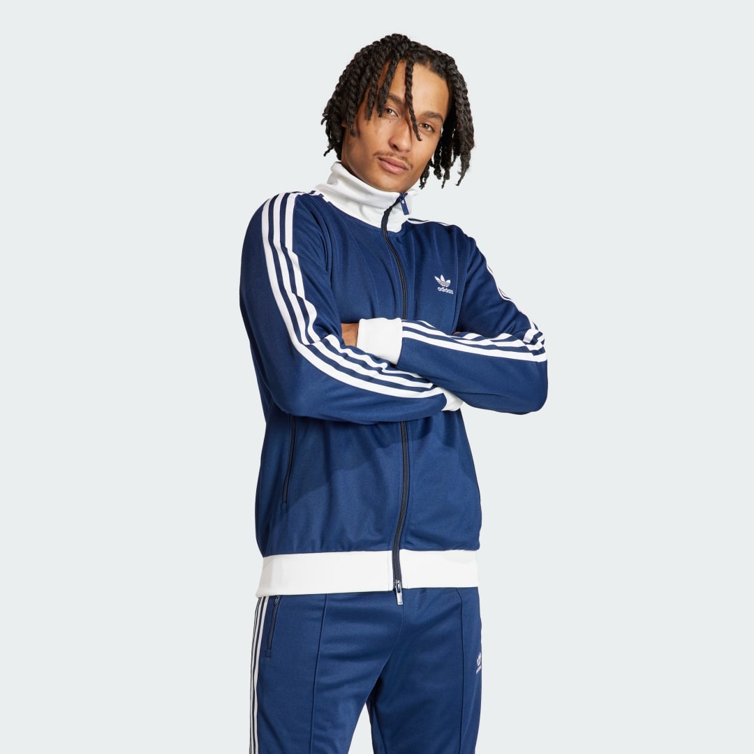 Bunda adidas Originals Adicolor Classics Beckenbauer Track Jacket Navy | IP0418, 1