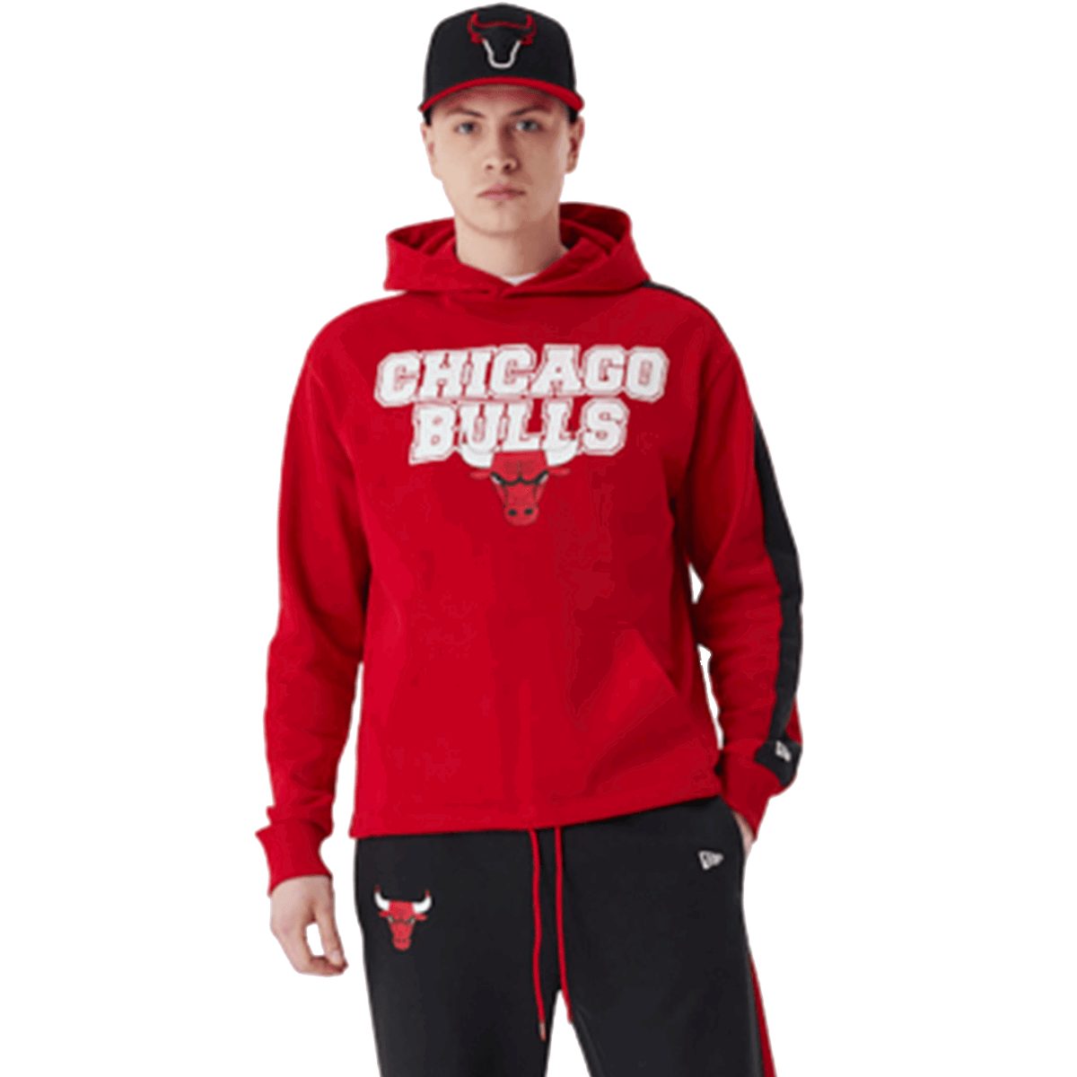 Mikina New Era NBA Chicago Bulls Graphic Hoodie Červená | 60424464, 0