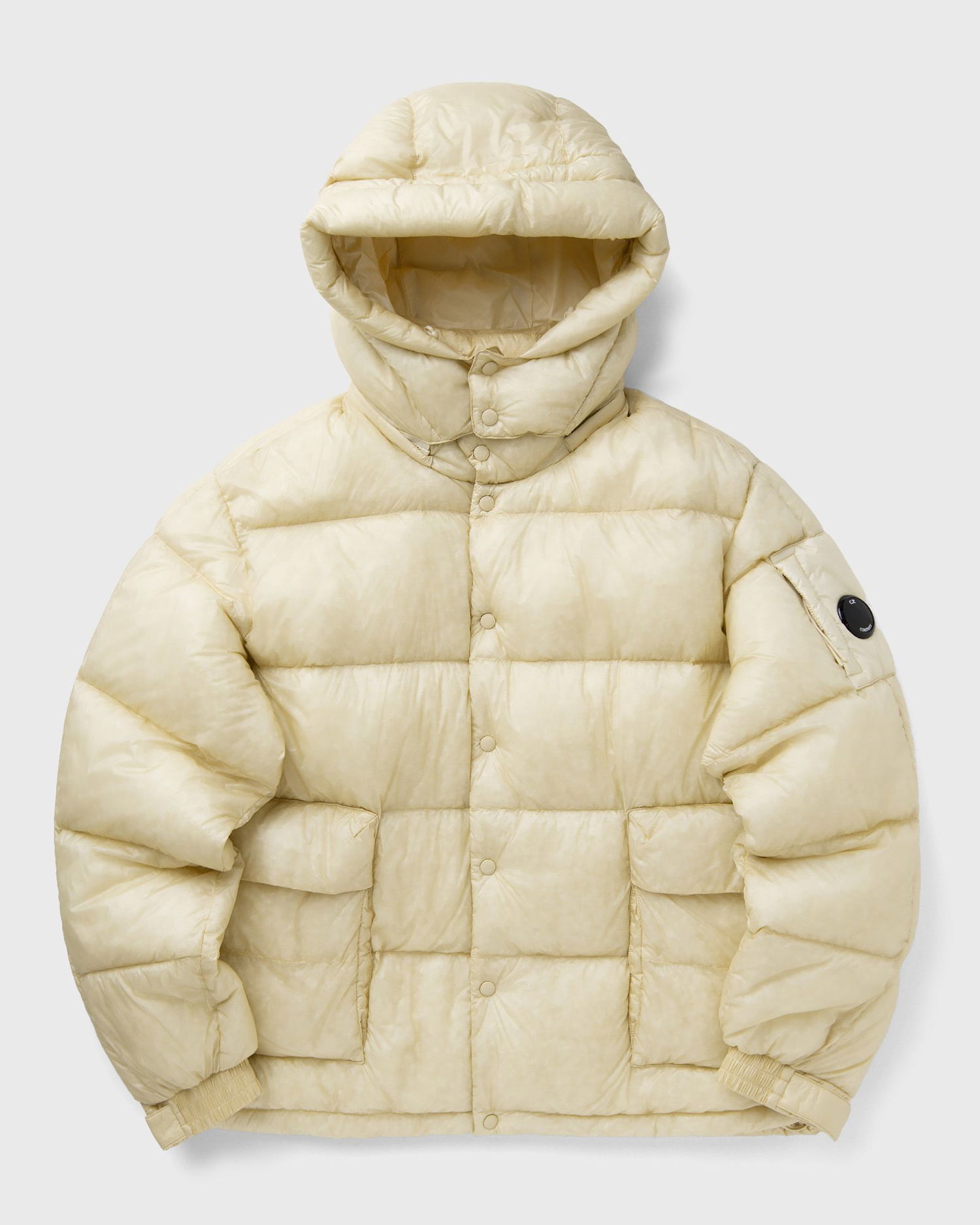 Prešívaná bunda C.P. Company Hooded Puffer Jacket Béžová | 19CMOW191A110416A-402, 0