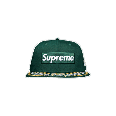 Šiltovka Supreme Undisputed Box Logo New Era Zelené | FW21H53 DARK GREEN, 0