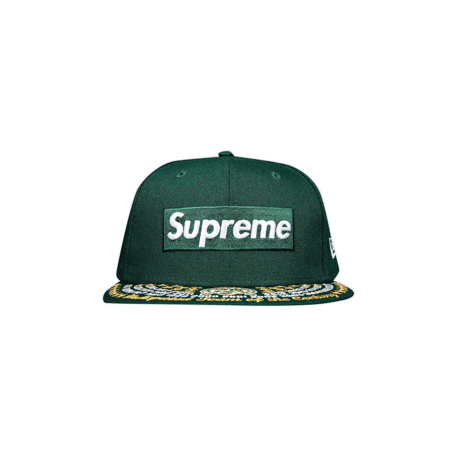 Šiltovka Supreme Undisputed Box Logo New Era Zelené | FW21H53 DARK GREEN, 0
