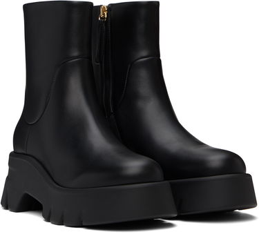 Tenisky a topánky Gianvito Rossi Montey Leather Platform Boots Čierna | G73297-20GOM-VGI, 3