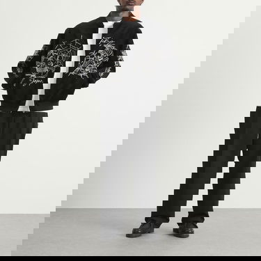 Bomber bunda Neighborhood Velvet Embroidered Tokyo Japan Skull Tiger Souvenir Jacket Čierna | 252AQNH-JKM03-BLK, 6