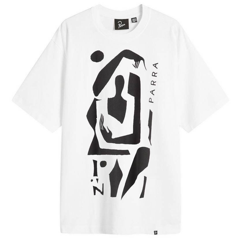 Tričko By Parra Detached T-Shirt Biela | 54410-WHT