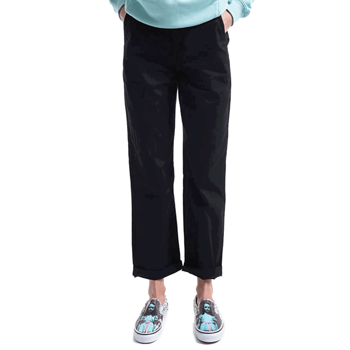 Nohavice Vans Authentic Chino Pants Čierna | VN0A5JOHBLK, 0