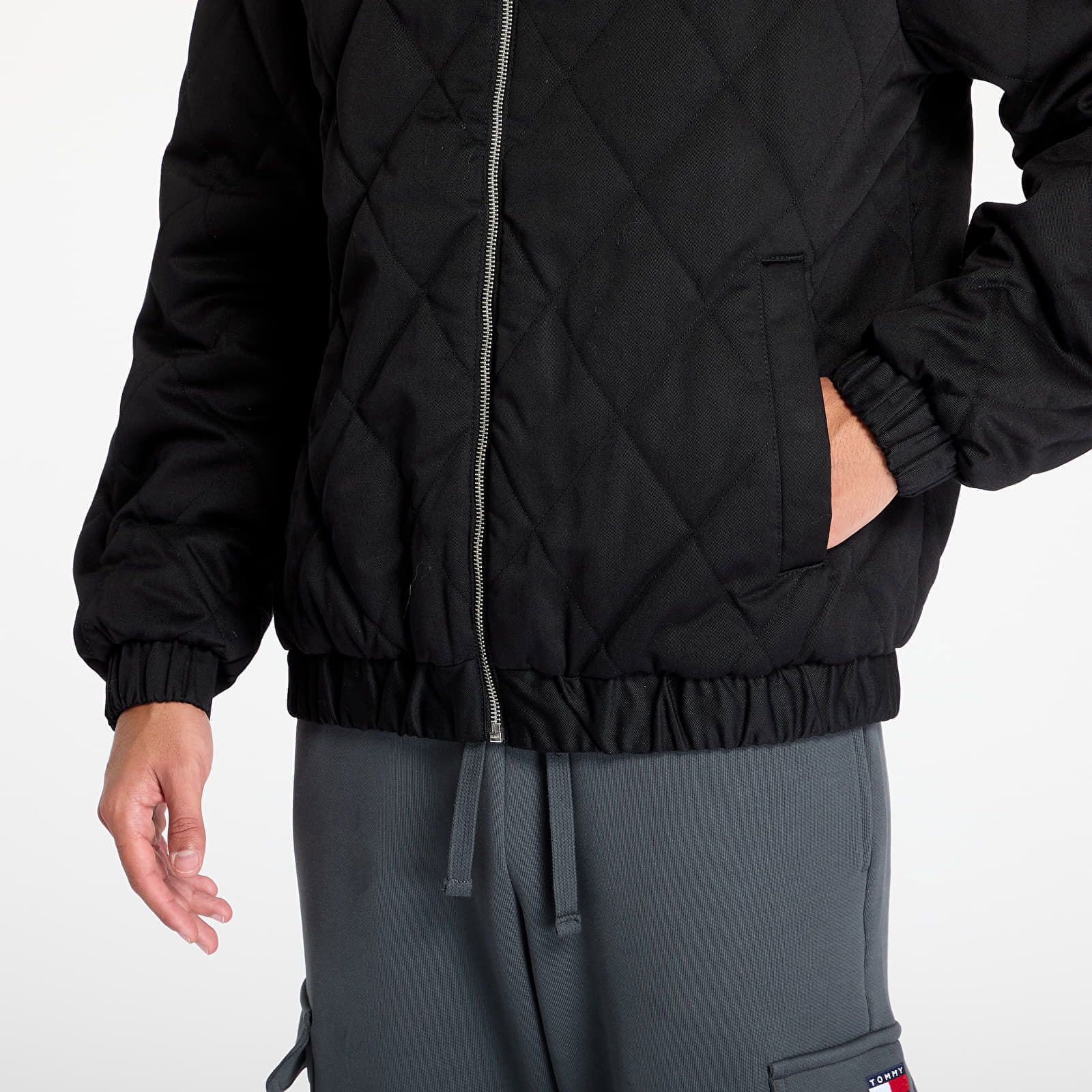 Essential Quilted Jacket Black